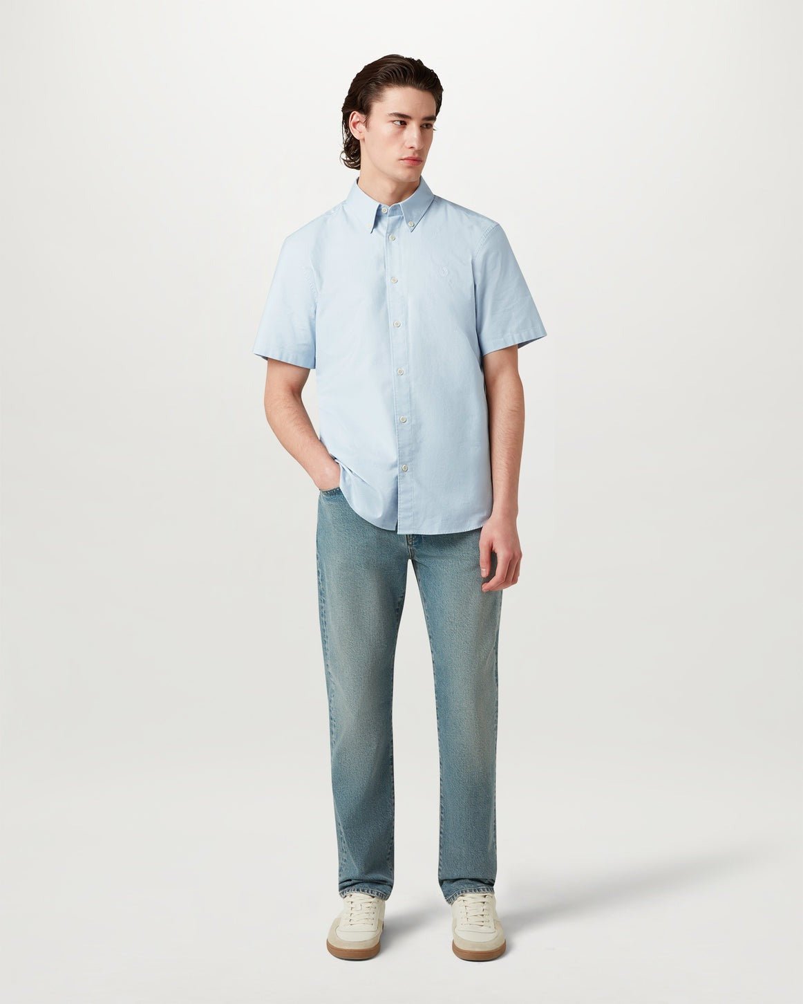 Young Ideas/Henmores - Street Short Sleeve Shirt - Sky Blue - M