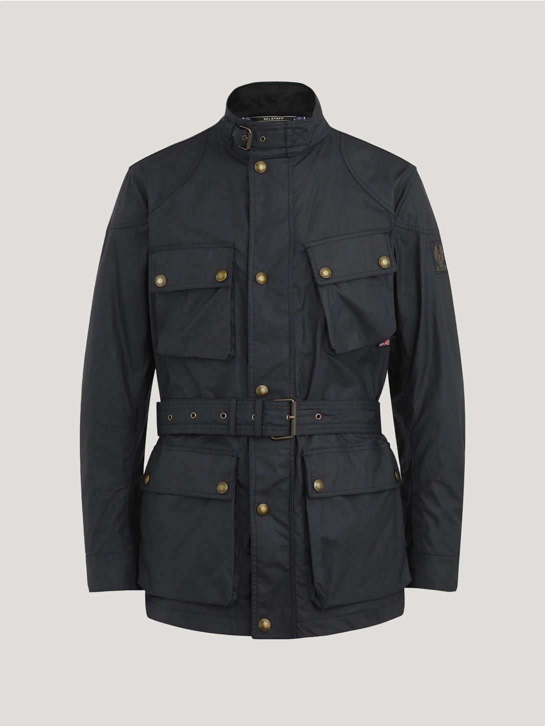 Young Ideas/Henmores - Trialmaster Wax Belted Jacket - Black - 38