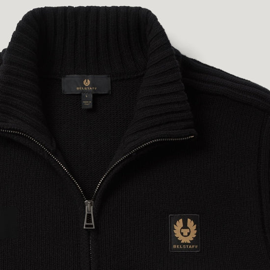 Young Ideas/Henmores - Watch Quarter Zip Jumper - Black - M