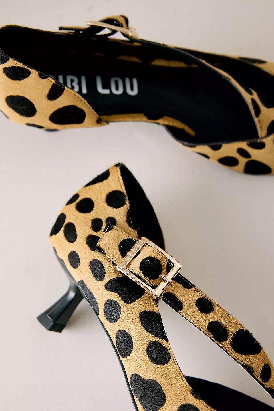 Young Ideas & Henmores -Anouk 40 Pony Hair Heels -Cheetah -4