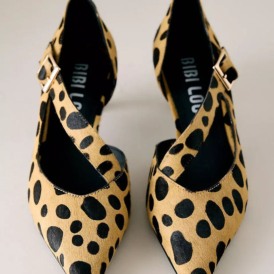 Young Ideas & Henmores -Anouk 40 Pony Hair Heels -Cheetah -4