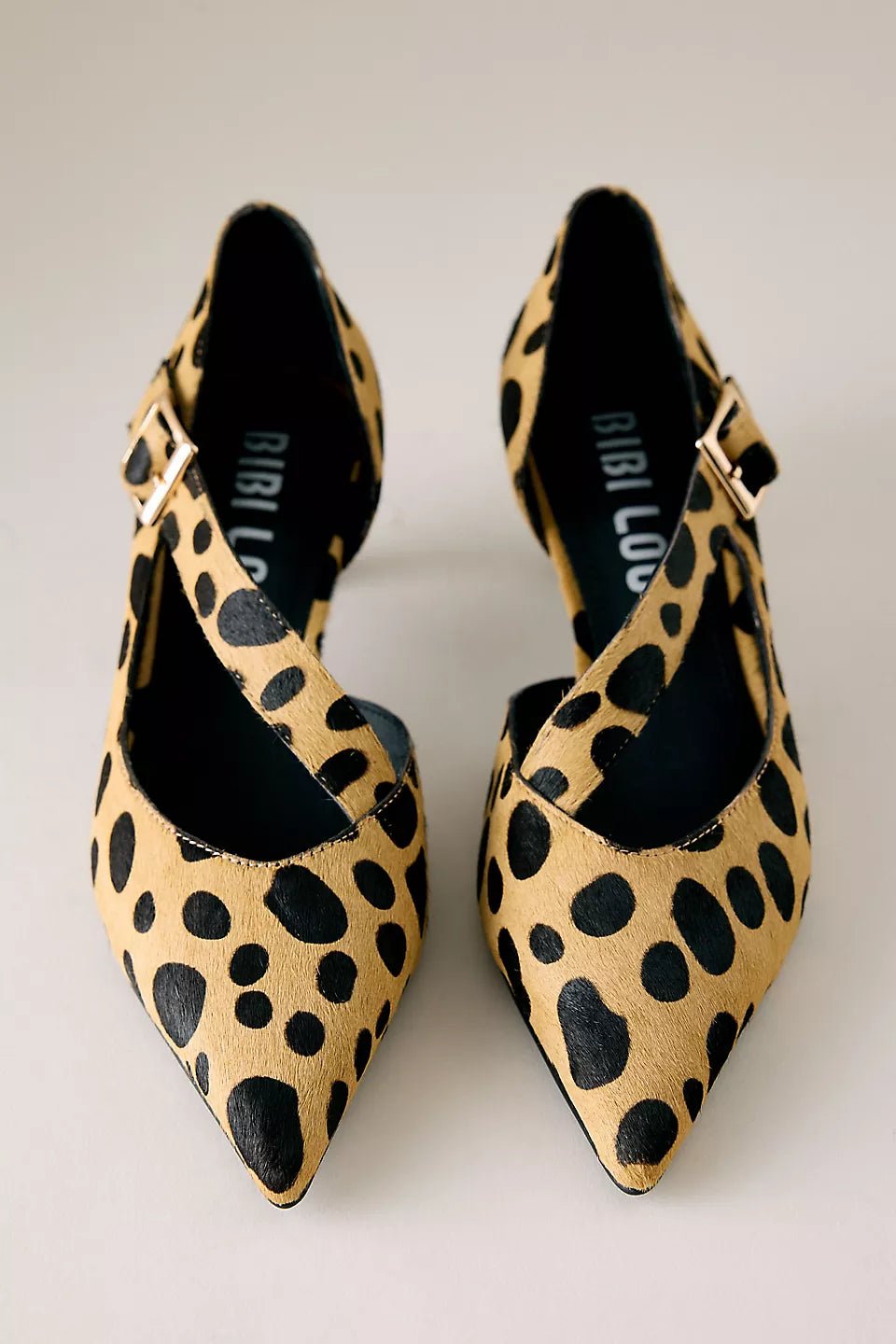 Young Ideas & Henmores -Anouk 40 Pony Hair Heels -Cheetah -4