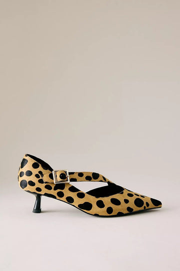 Young Ideas & Henmores -Anouk 40 Pony Hair Heels -Cheetah -4
