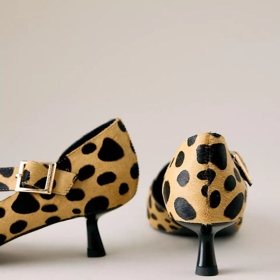 Young Ideas & Henmores -Anouk 40 Pony Hair Heels -Cheetah -4