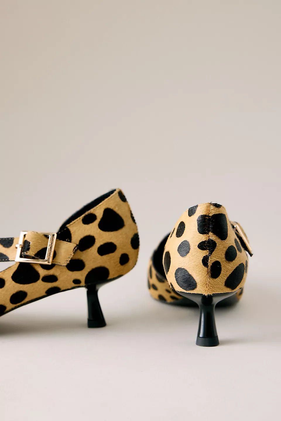Young Ideas & Henmores -Anouk 40 Pony Hair Heels -Cheetah -4