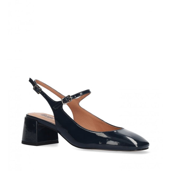 Young Ideas/Henmores - Double Strap Mary Jane - Navy - 4