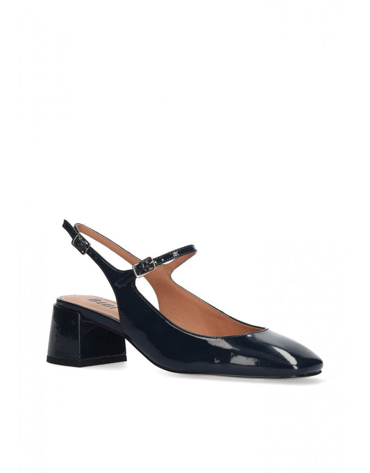 Young Ideas/Henmores - Double Strap Mary Jane - Navy - 4