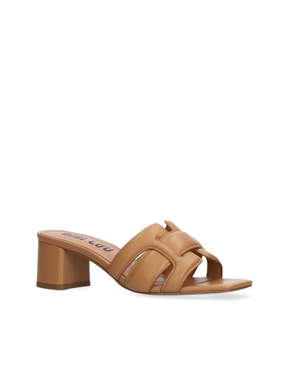 Young Ideas/Henmores - Holly 50 Heeled Mule - Camel - 4