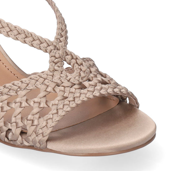 Young Ideas/Henmores - Kou 55 Heeled Crochet Sandal - Burgundy - 5