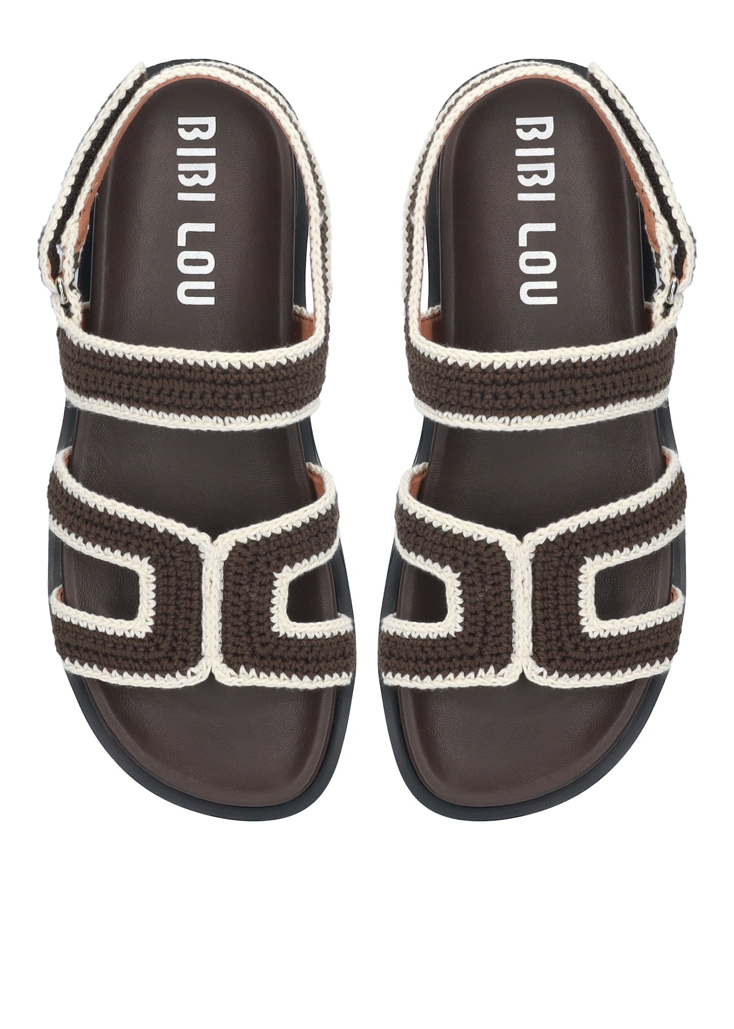 Young Ideas/Henmores - Mindy Crochet Slide On Sandal - Marron - 4