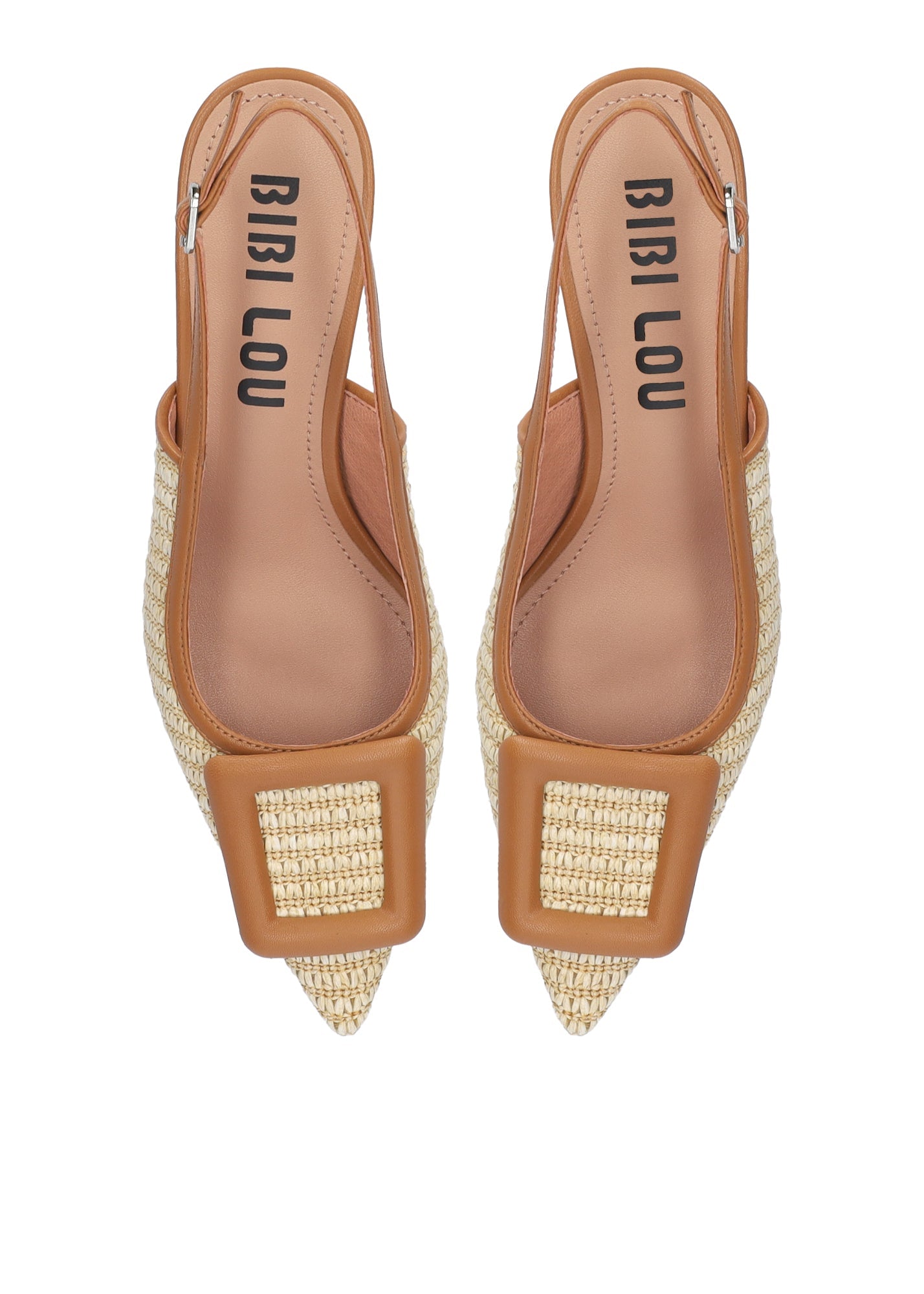 Young Ideas/Henmores - Raffia Sling Back Pump - Natural - 4