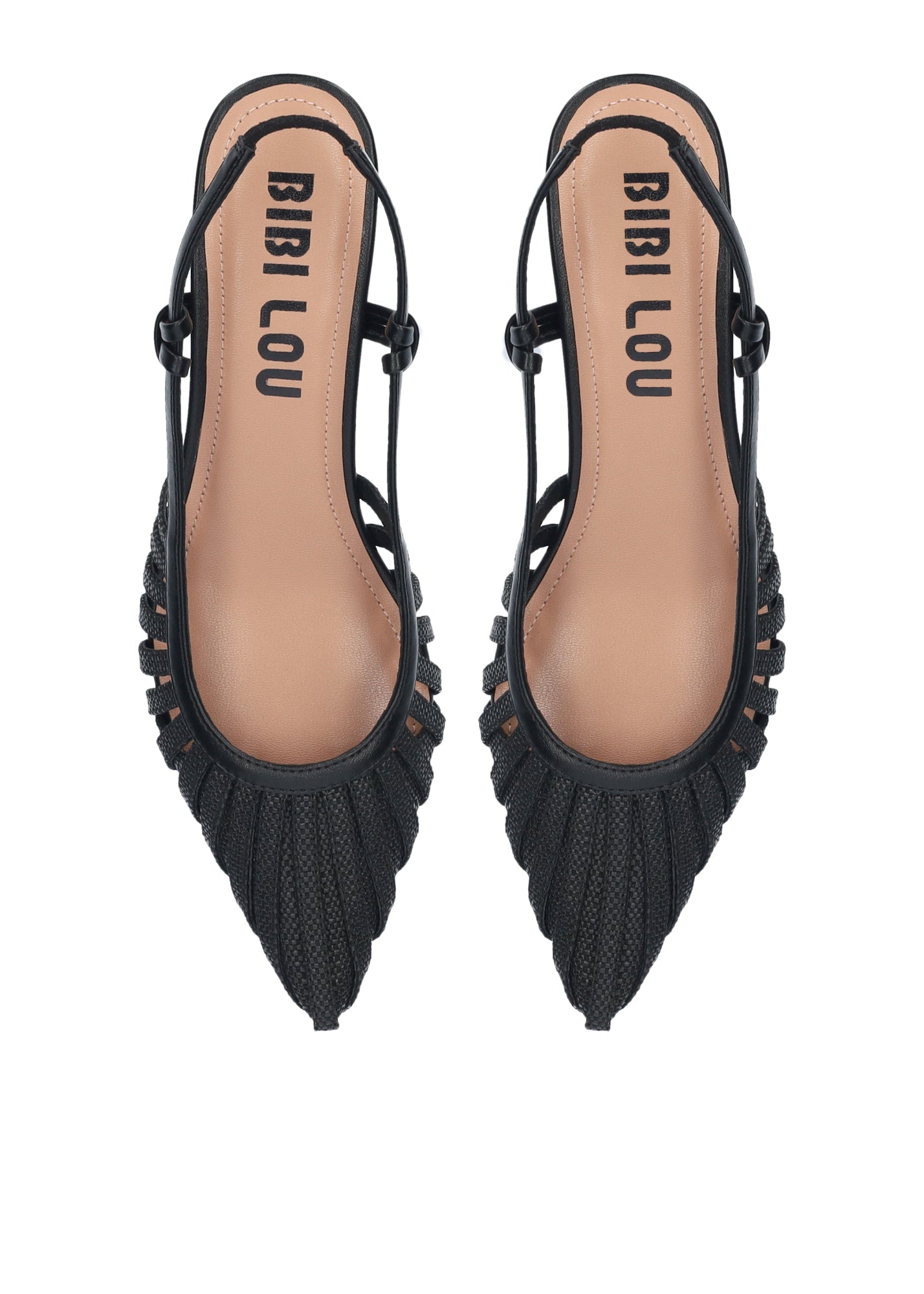 Young Ideas/Henmores - Sling Back Kitten Heel - Black - 4