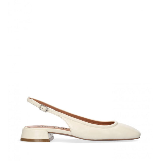 Young Ideas/Henmores - Tesa Slingback Flats - White - 4