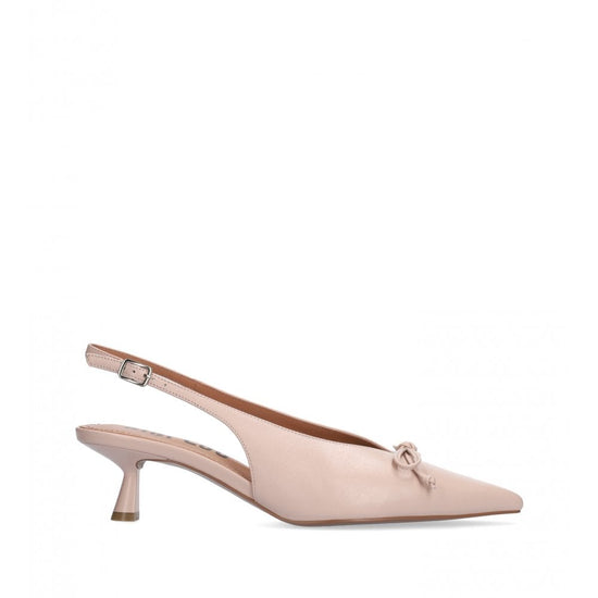 Young Ideas/Henmores - Xia Pointed Sling Back Kitten Heel - nude - 4