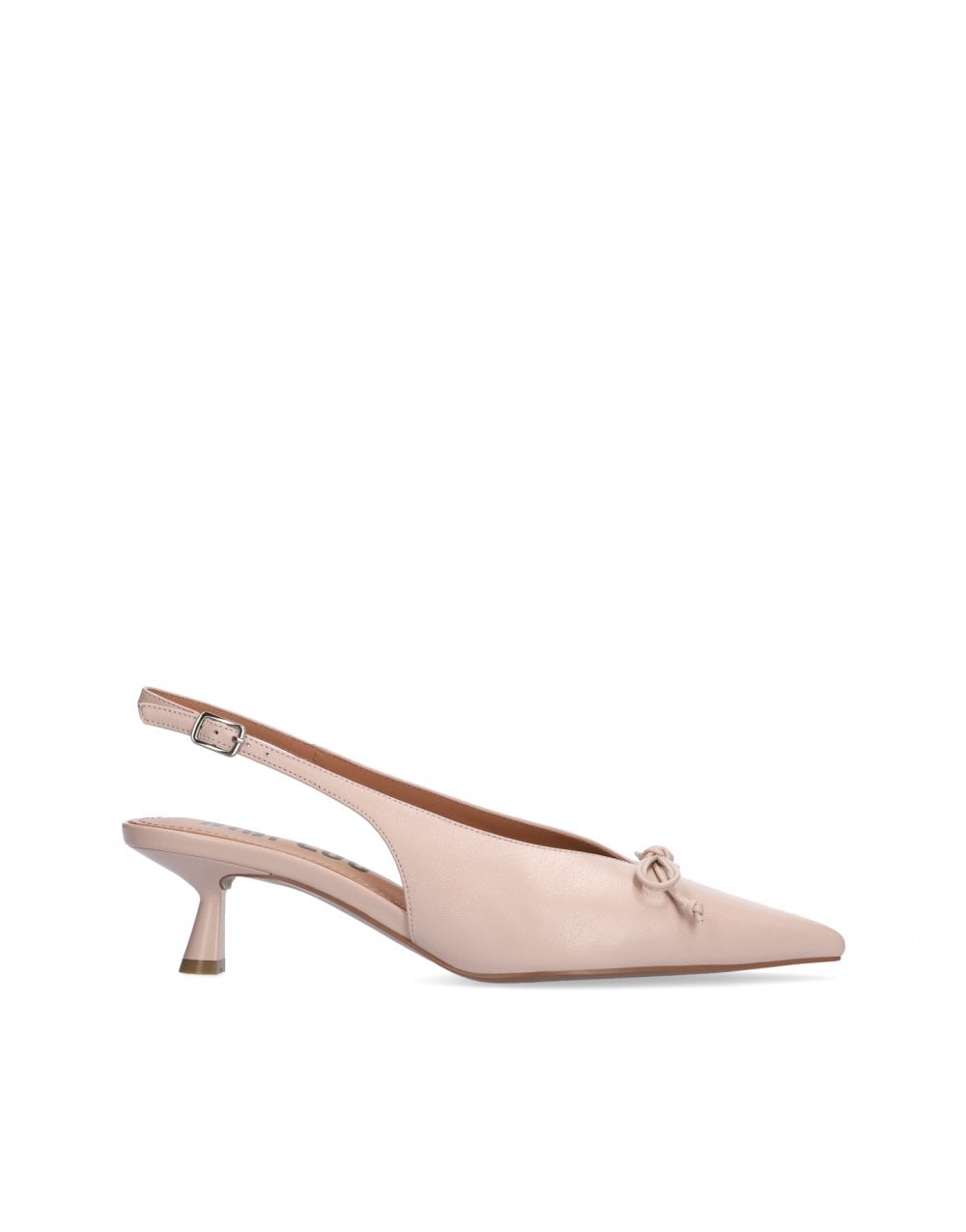 Young Ideas/Henmores - Xia Pointed Sling Back Kitten Heel - nude - 4