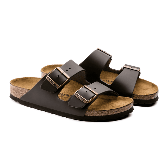 Young Ideas/Henmores - Arizona Natural Leather Sandals - Dark Brown - 4