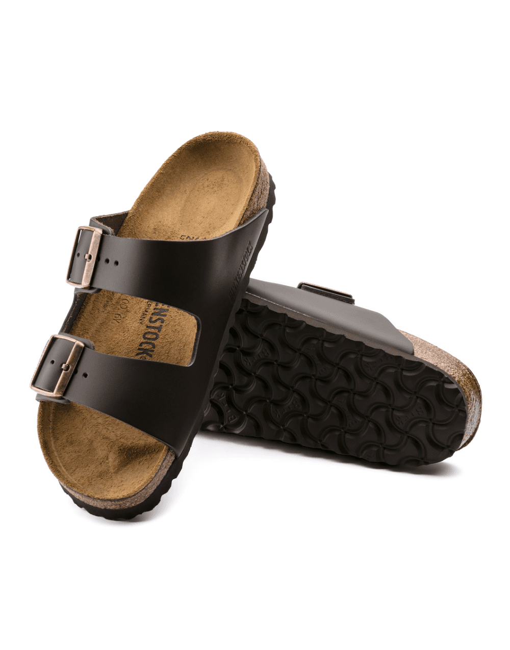 Young Ideas/Henmores - Arizona Natural Leather Sandals - Dark Brown - 4