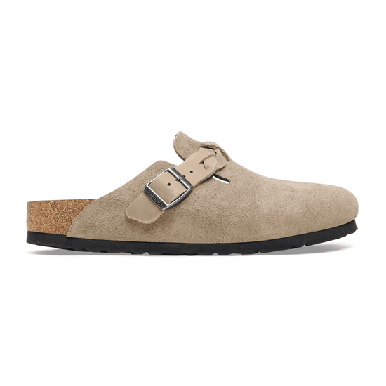 Young Ideas/Henmores - Boston Suede Sandal with Braid - Mink - 4.5