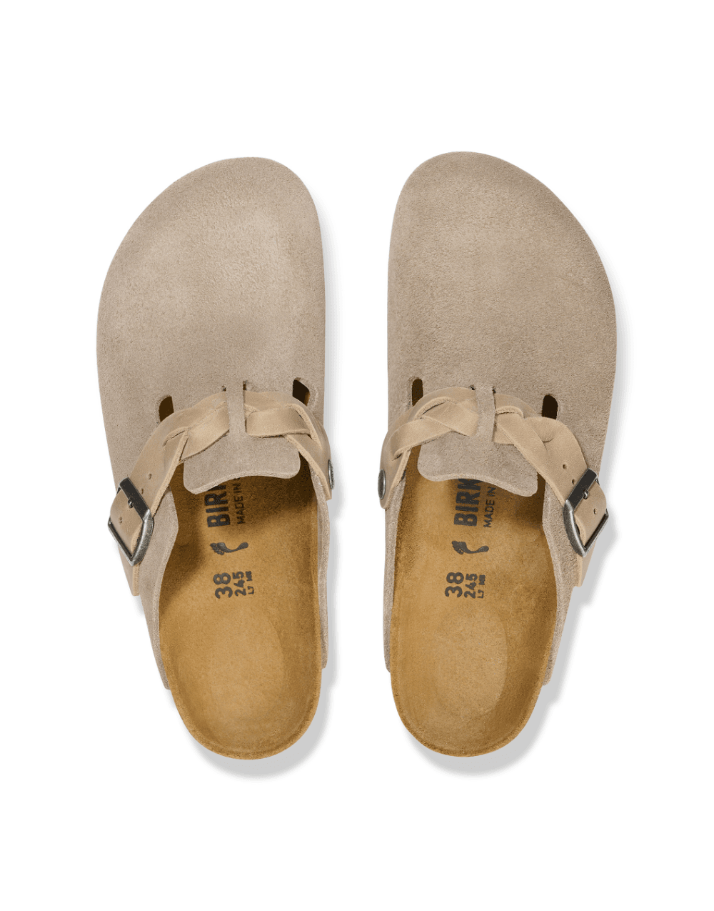 Young Ideas/Henmores - Boston Suede Sandal with Braid - Mink - 4.5