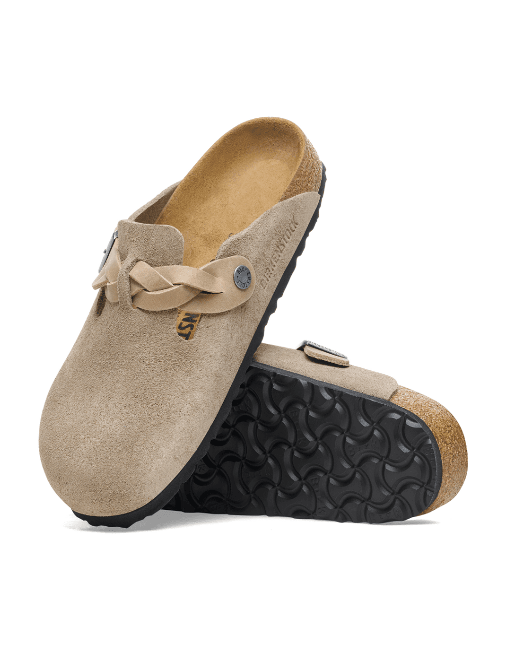 Young Ideas/Henmores - Boston Suede Sandal with Braid - Mink - 4.5