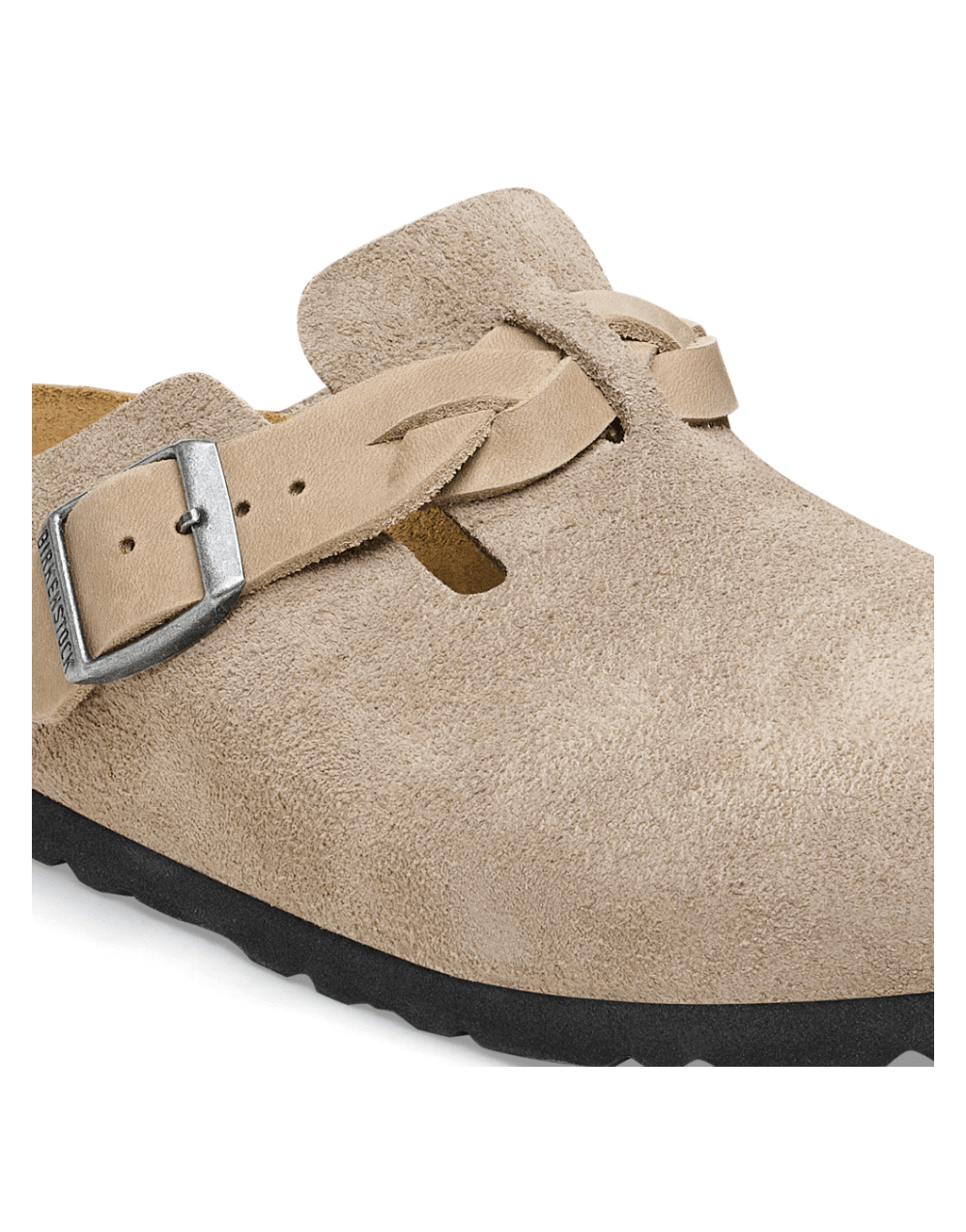 Young Ideas/Henmores - Boston Suede Sandal with Braid - Mink - 4.5