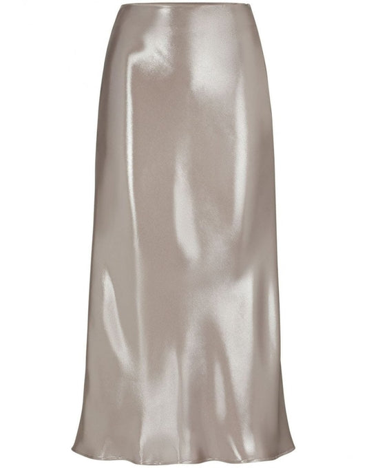 Young Ideas/Henmores - Vesatie Slim Fit Midi Skirt - 299 Beige - 8