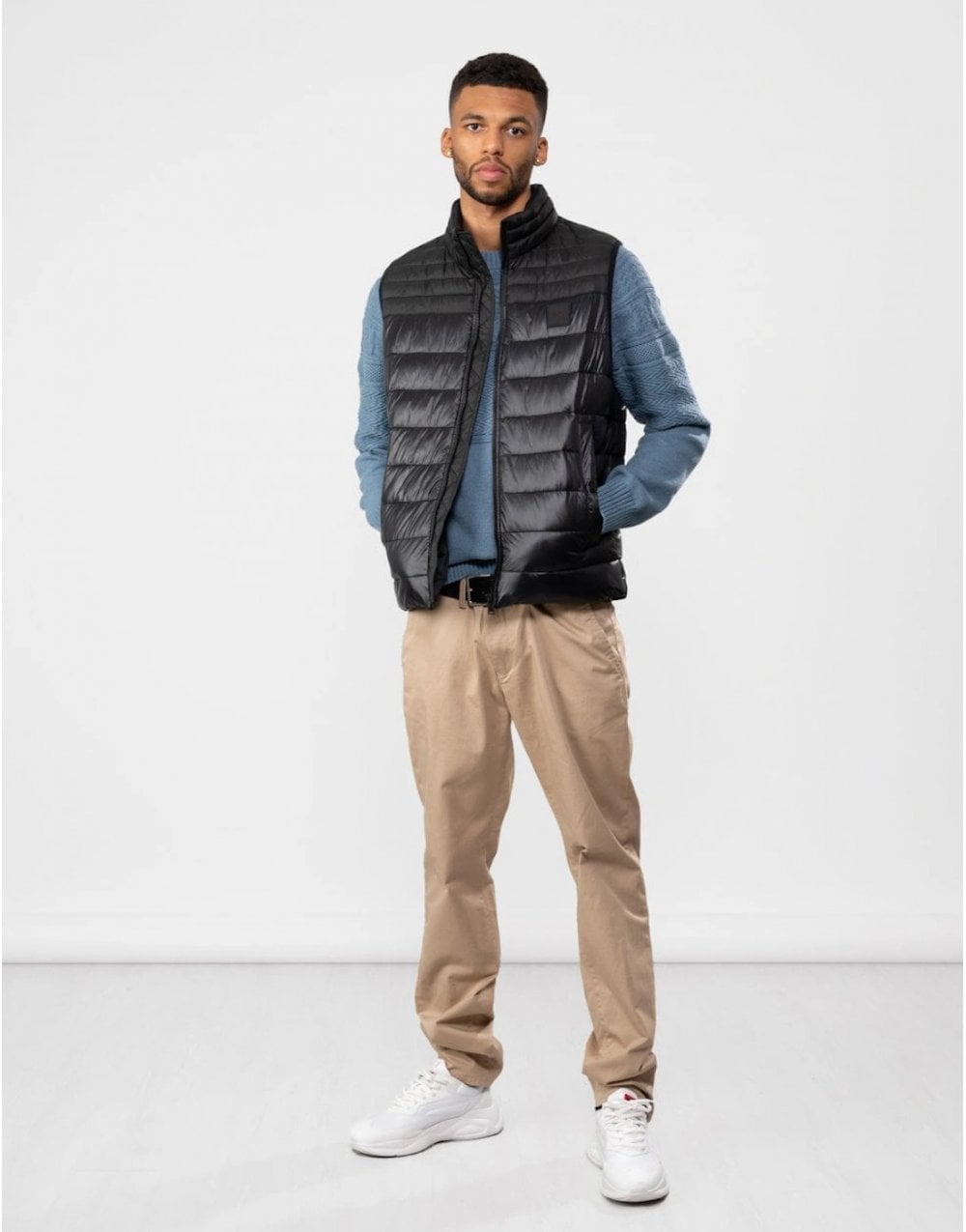 Young Ideas/Henmores - Odeno 1 Puffer Gilet - 001 Black - 48