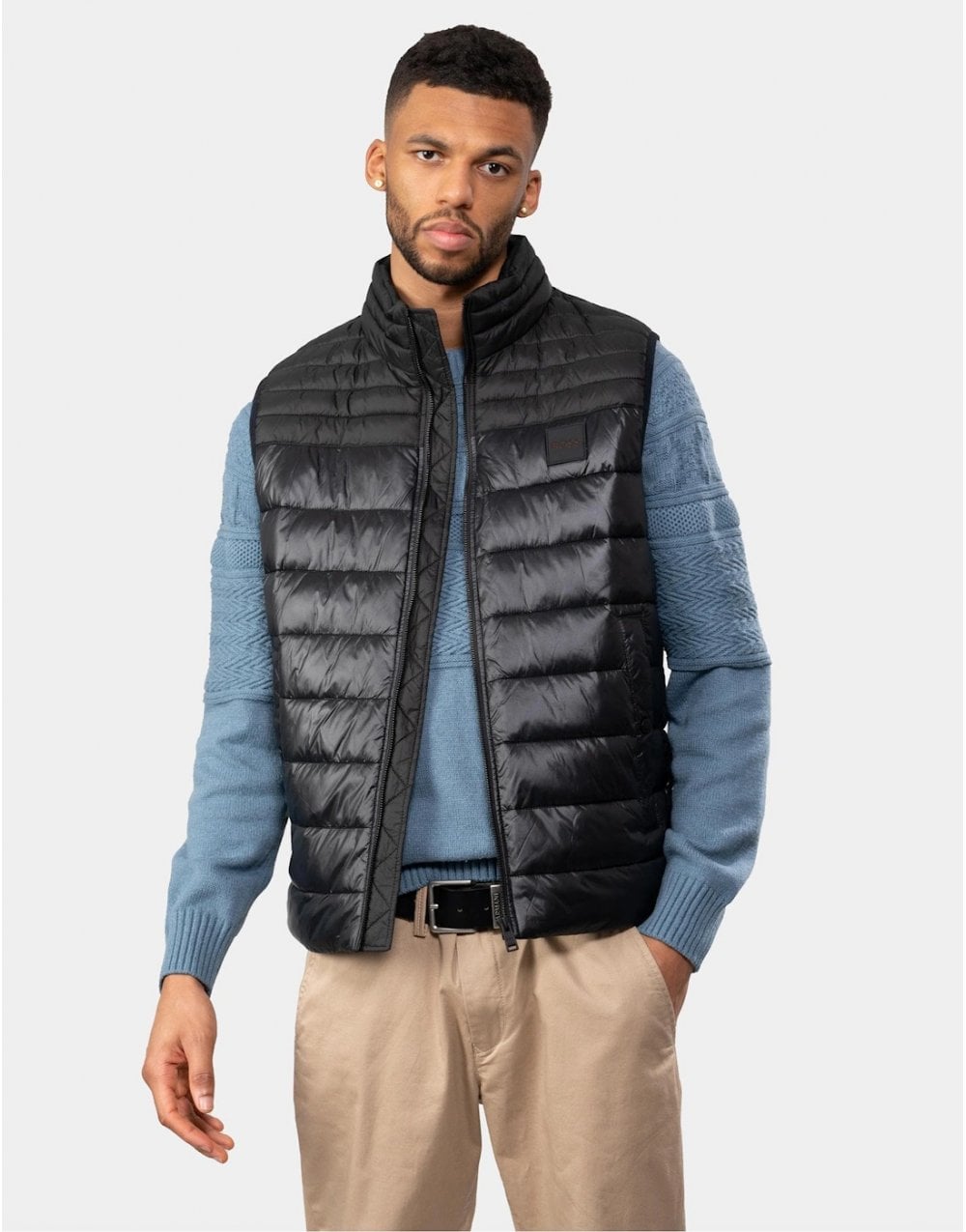 Young Ideas/Henmores - Odeno 1 Puffer Gilet - 001 Black - 48