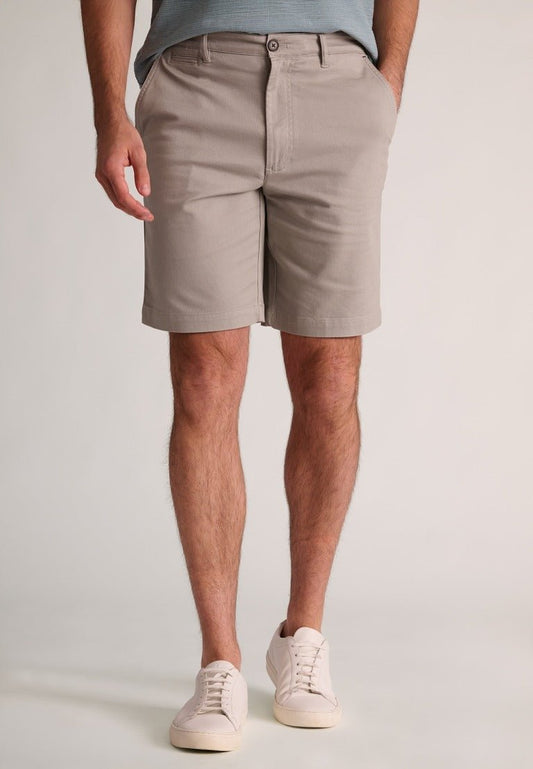 Young Ideas & Henmores - Brosnan Cotton Shorts - Taupe - 32
