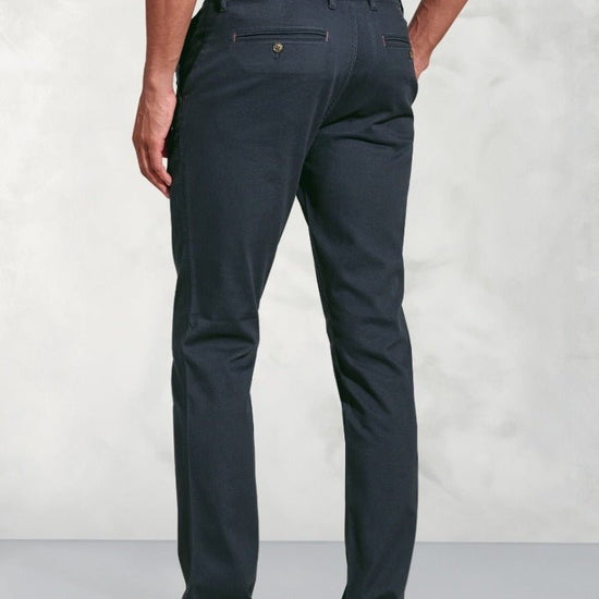 Young Ideas & Henmores - Brosnan Tailored Trouser - Navy - 32/32