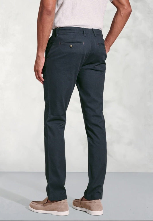 Young Ideas & Henmores - Brosnan Tailored Trouser - Navy - 32/32