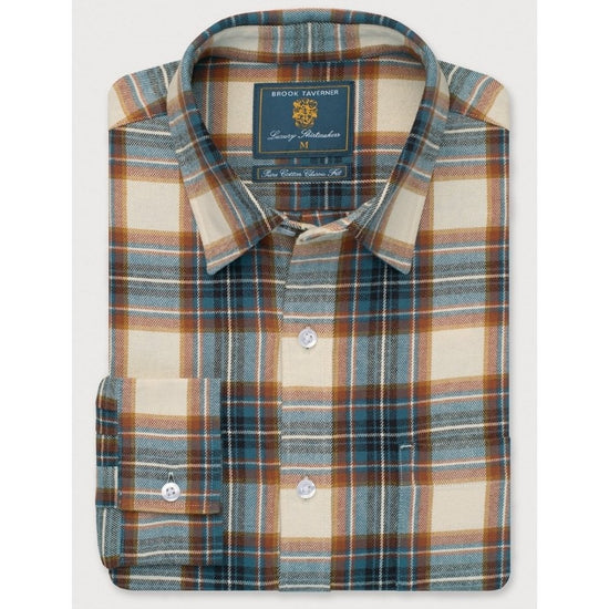 Young Ideas/Henmores - Check Denim Shirt - Rust - M