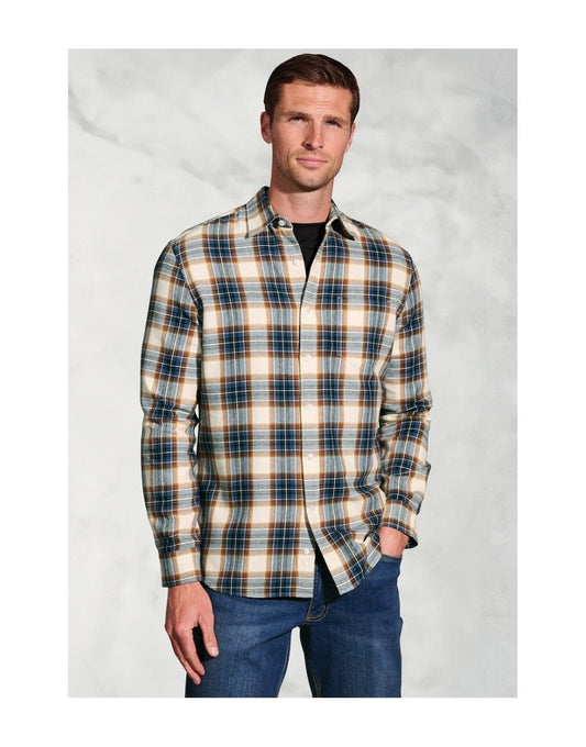 Young Ideas/Henmores - Check Denim Shirt - Rust - M