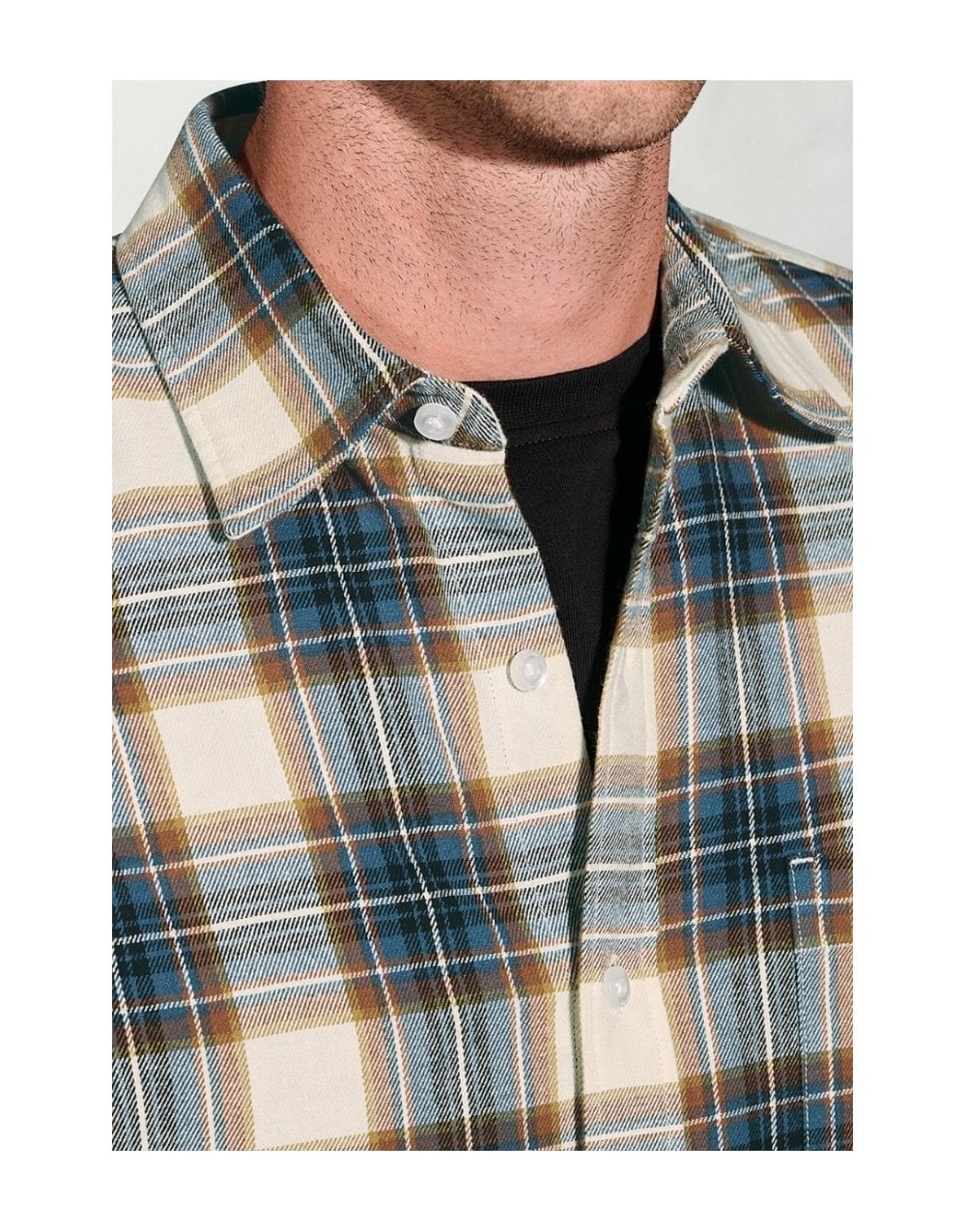 Young Ideas/Henmores - Check Denim Shirt - Rust - M