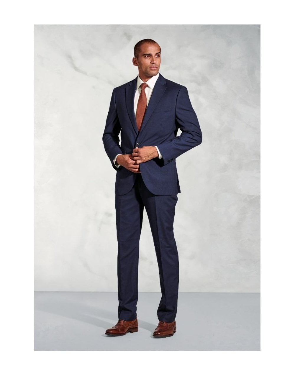 Young Ideas/Henmores - Felton Lined Blazer - Navy - 42