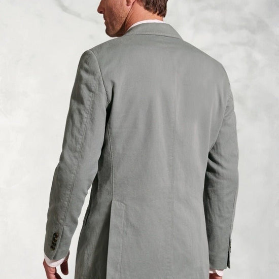 Young Ideas & Henmores - Hemsworth Cotton Blazer - Sage Green - 40