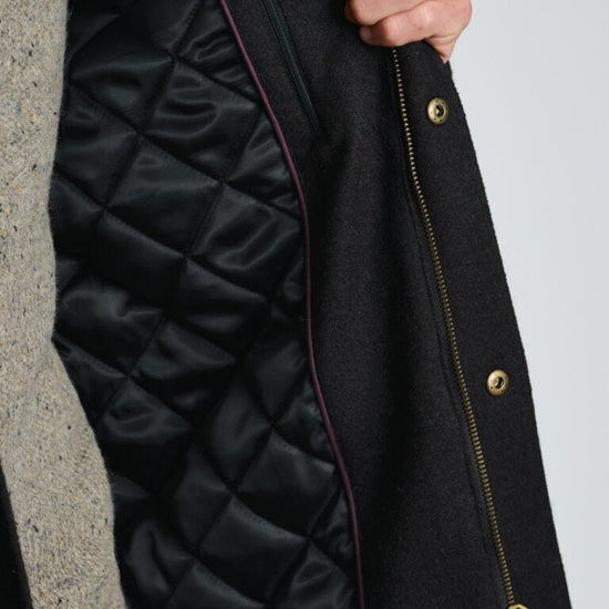 Young Ideas & Henmores -Holloway Melton Coat -Brown -M
