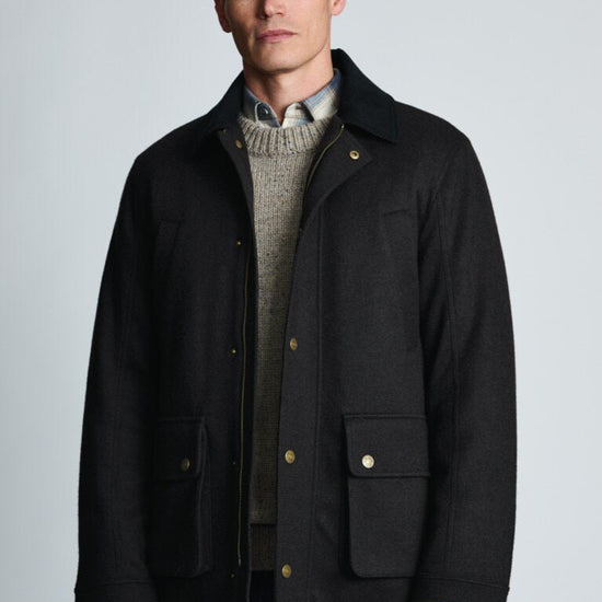 Young Ideas & Henmores -Holloway Melton Coat -Brown -M