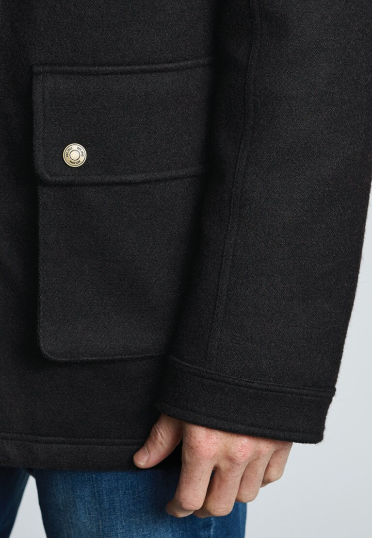 Young Ideas & Henmores -Holloway Melton Coat -Brown -M