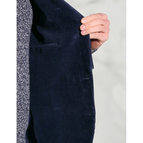 Young Ideas/Henmores - Kenny Corduroy Tailored Fit - Navy - 40