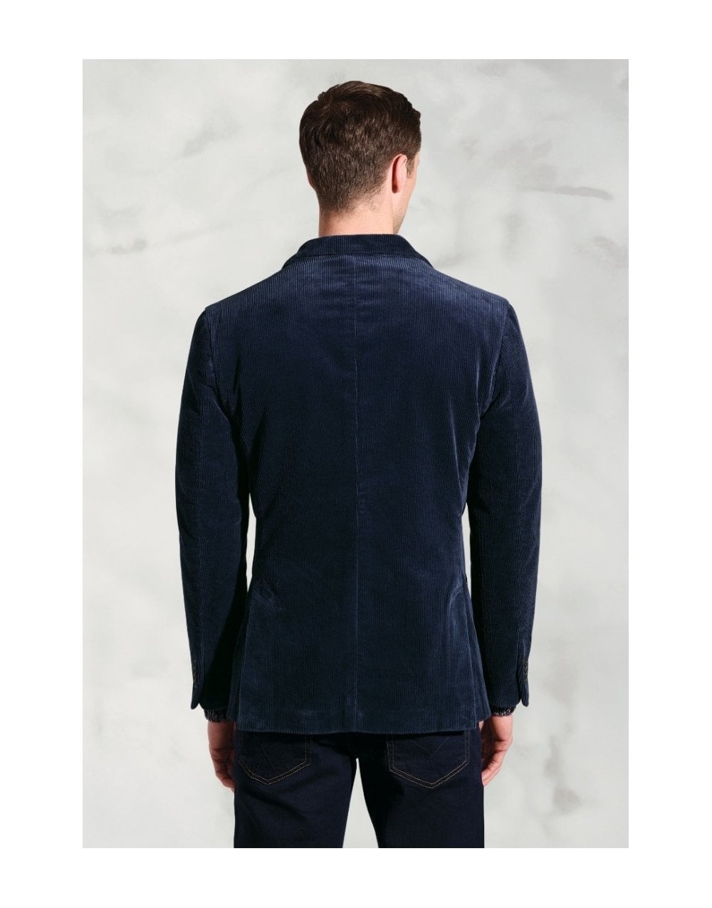 Young Ideas/Henmores - Kenny Corduroy Tailored Fit - Navy - 40