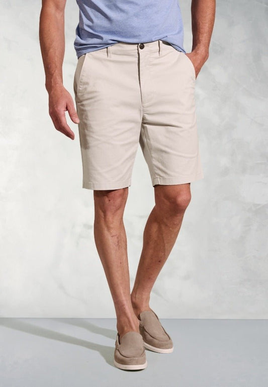 Young Ideas & Henmores - Leo Tailored Shorts - Stone - 32