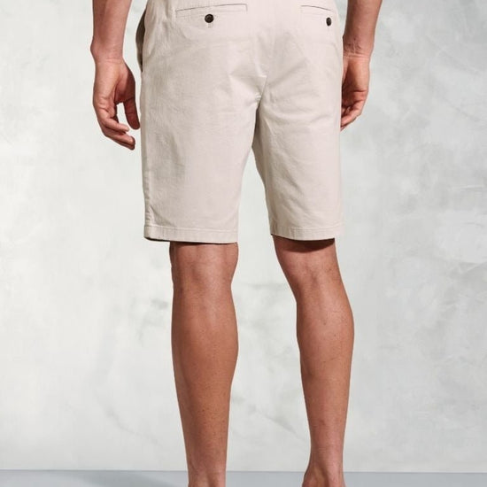 Young Ideas & Henmores - Leo Tailored Shorts - Stone - 32