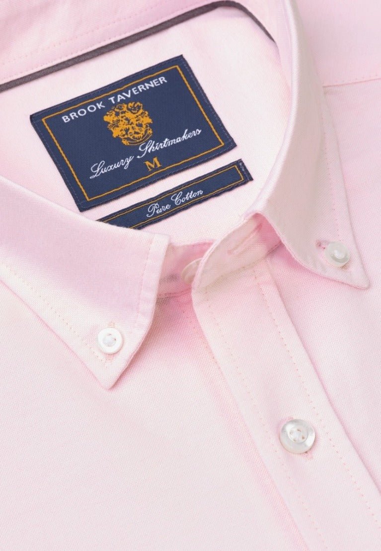 Young Ideas & Henmores -LS Cotton Button Down Shirt -pink -M