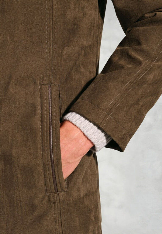 Young Ideas & Henmores -Niven Moleskin Touch Jacket -Tobacco -S