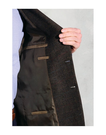 Young Ideas/Henmores - Phelbs Tweed Blazer Classic Fit - Mole Check - 40