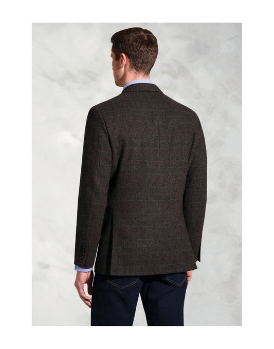 Young Ideas/Henmores - Phelbs Tweed Blazer Classic Fit - Mole Check - 40
