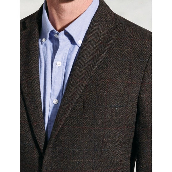 Young Ideas/Henmores - Phelbs Tweed Blazer Classic Fit - Mole Check - 40