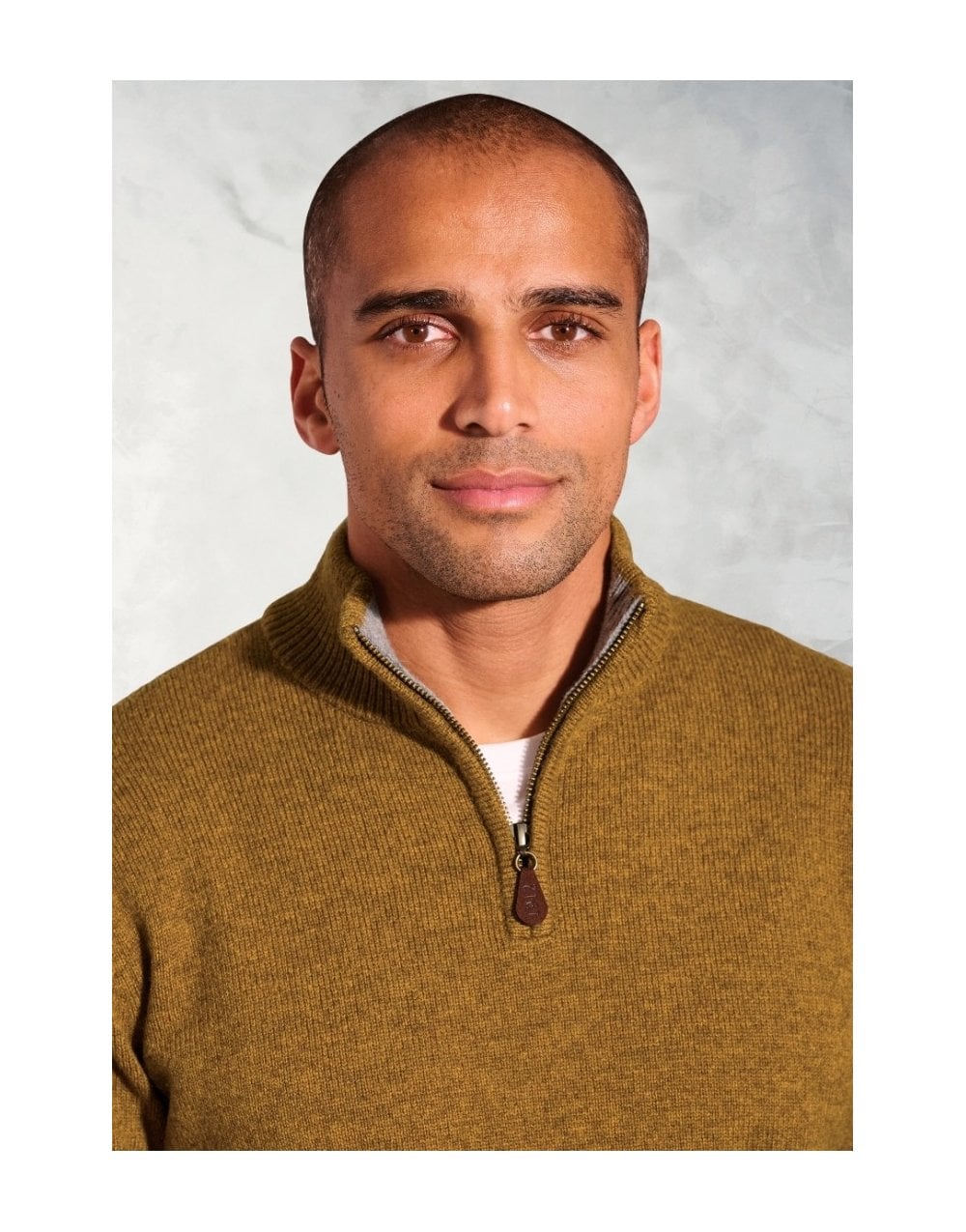 Young Ideas/Henmores - Rutherford 1/4 Zip Jumper - Denim - M