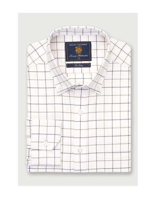 Young Ideas/Henmores - Standard Check Shirt - Navy Check - M